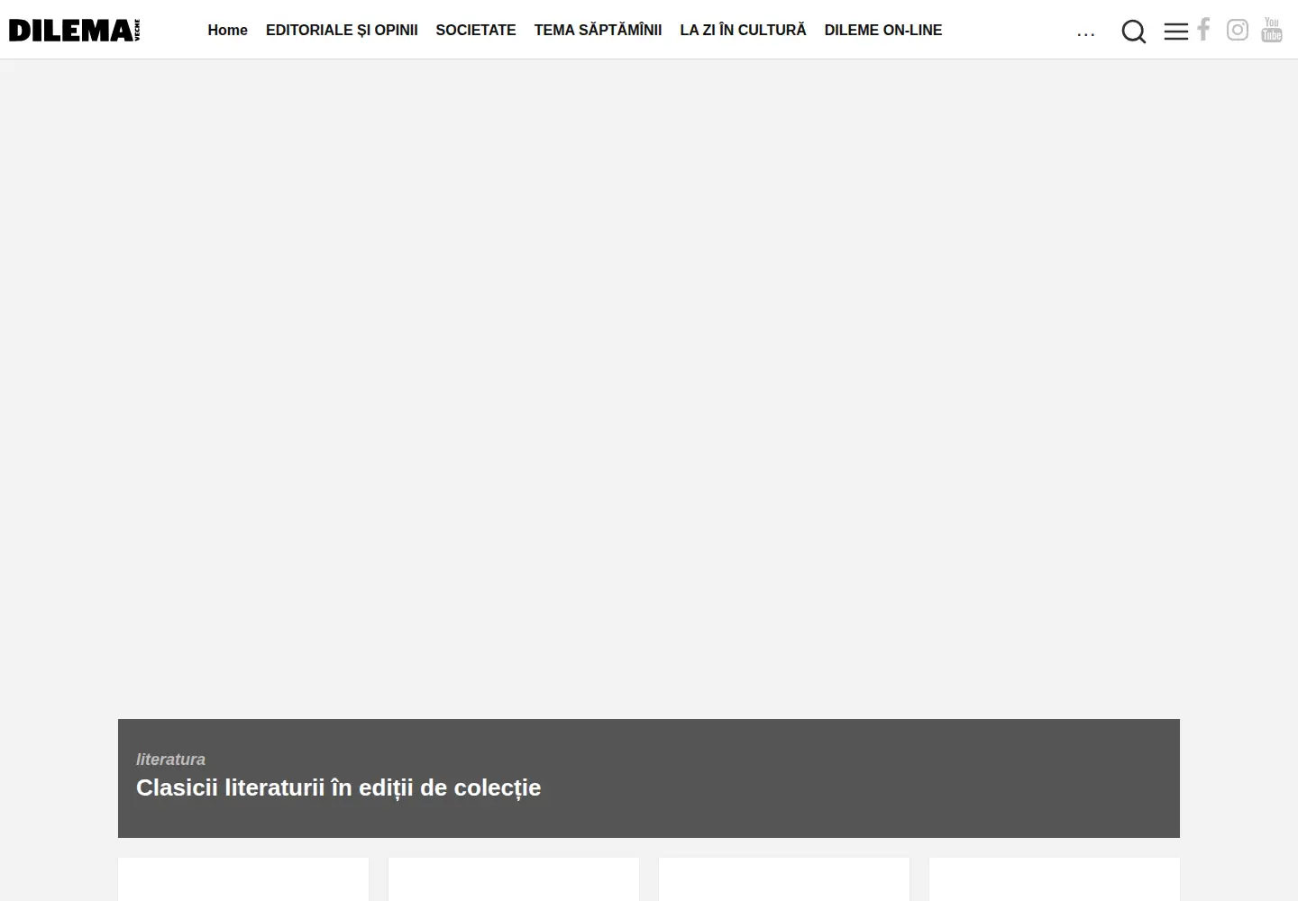 Screenshot of dilemaveche.ro