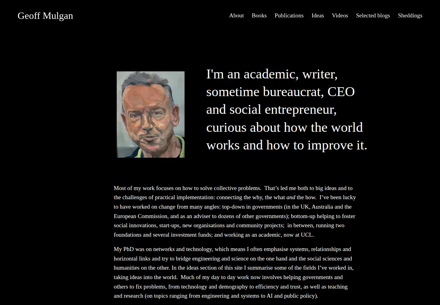 Screenshot of geoffmulgan.com