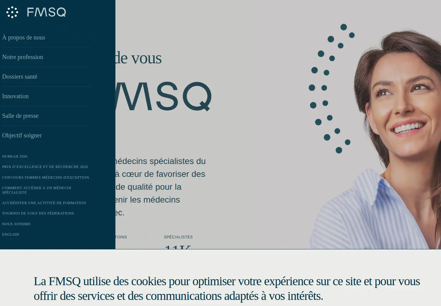Screenshot of fmsq.org