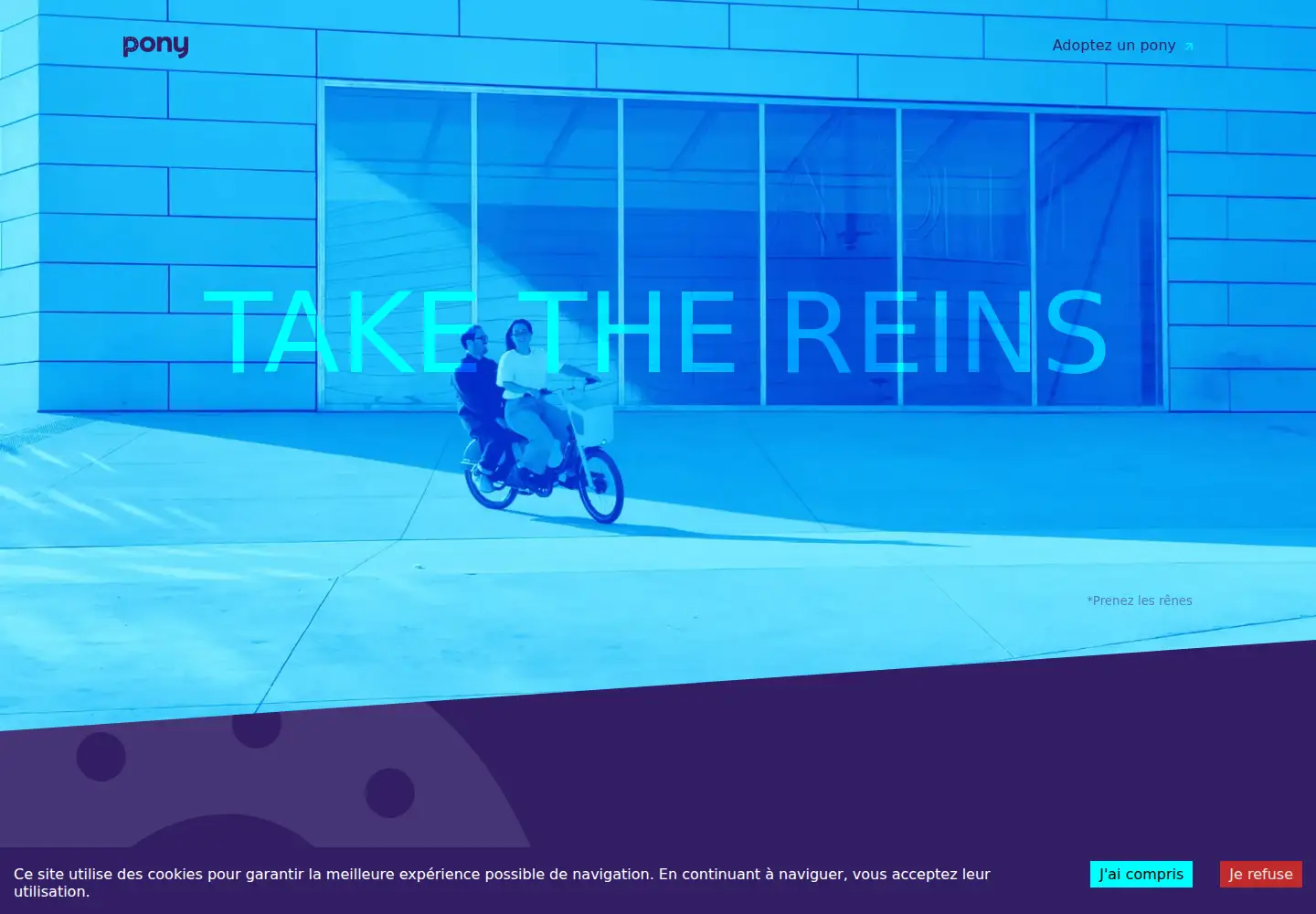 Screenshot of getapony.com