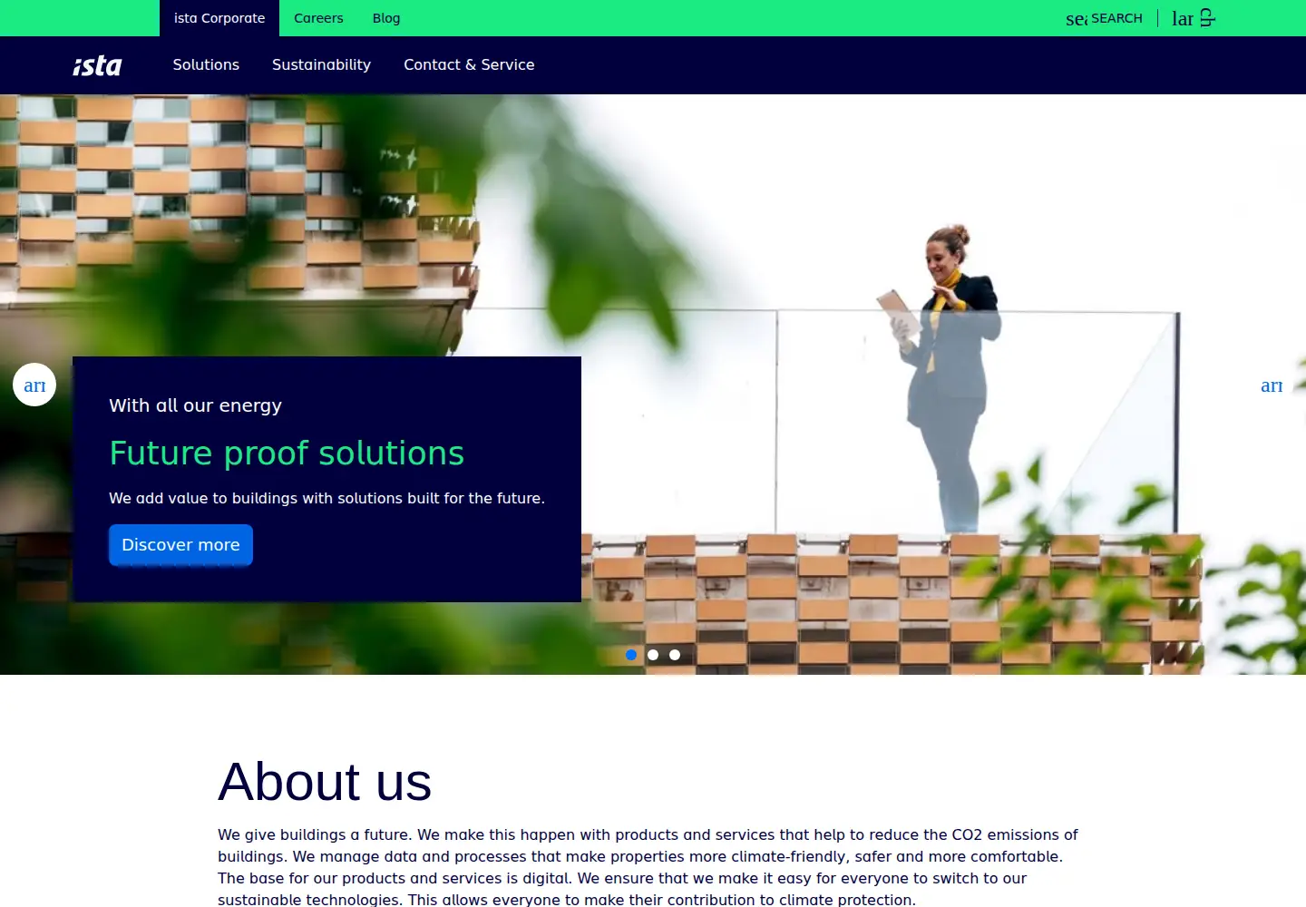 Screenshot of ista.com
