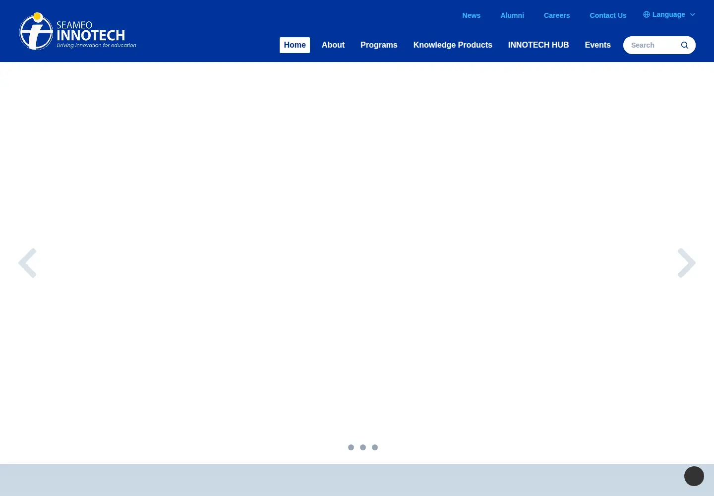 Screenshot of seameo-innotech.org