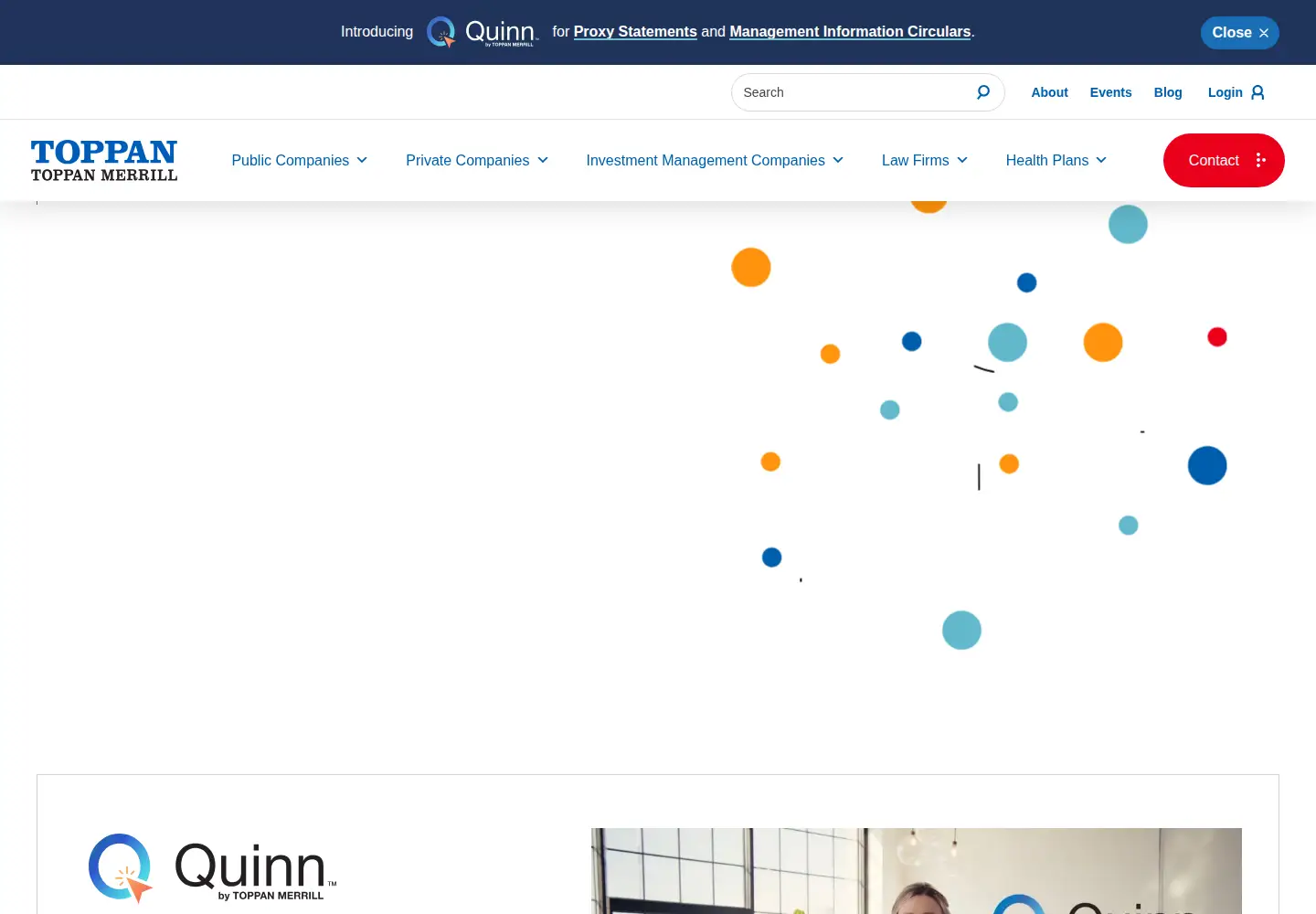 Screenshot of toppanmerrill.com