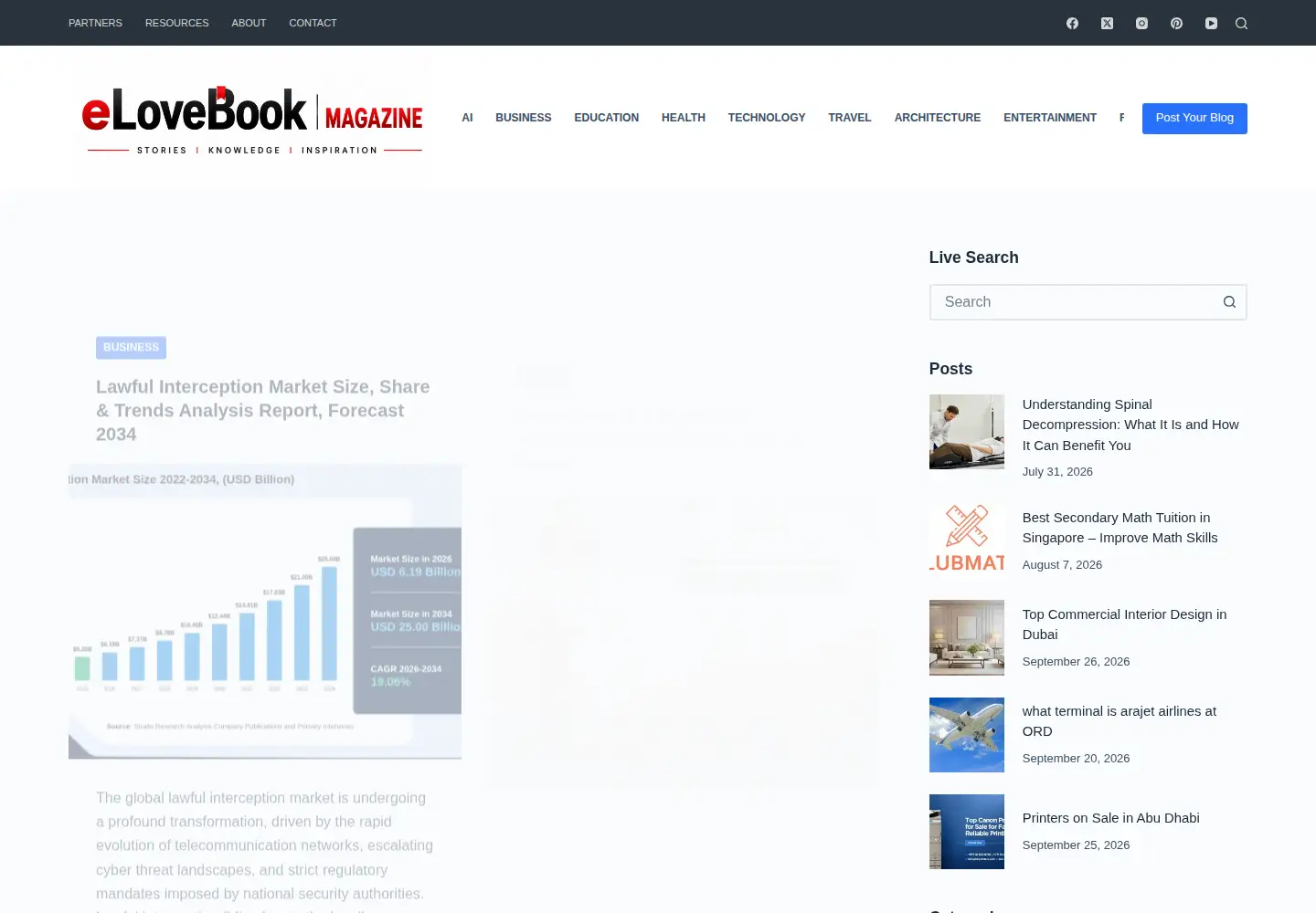 Captured homepage of elovebook.com in the current scan