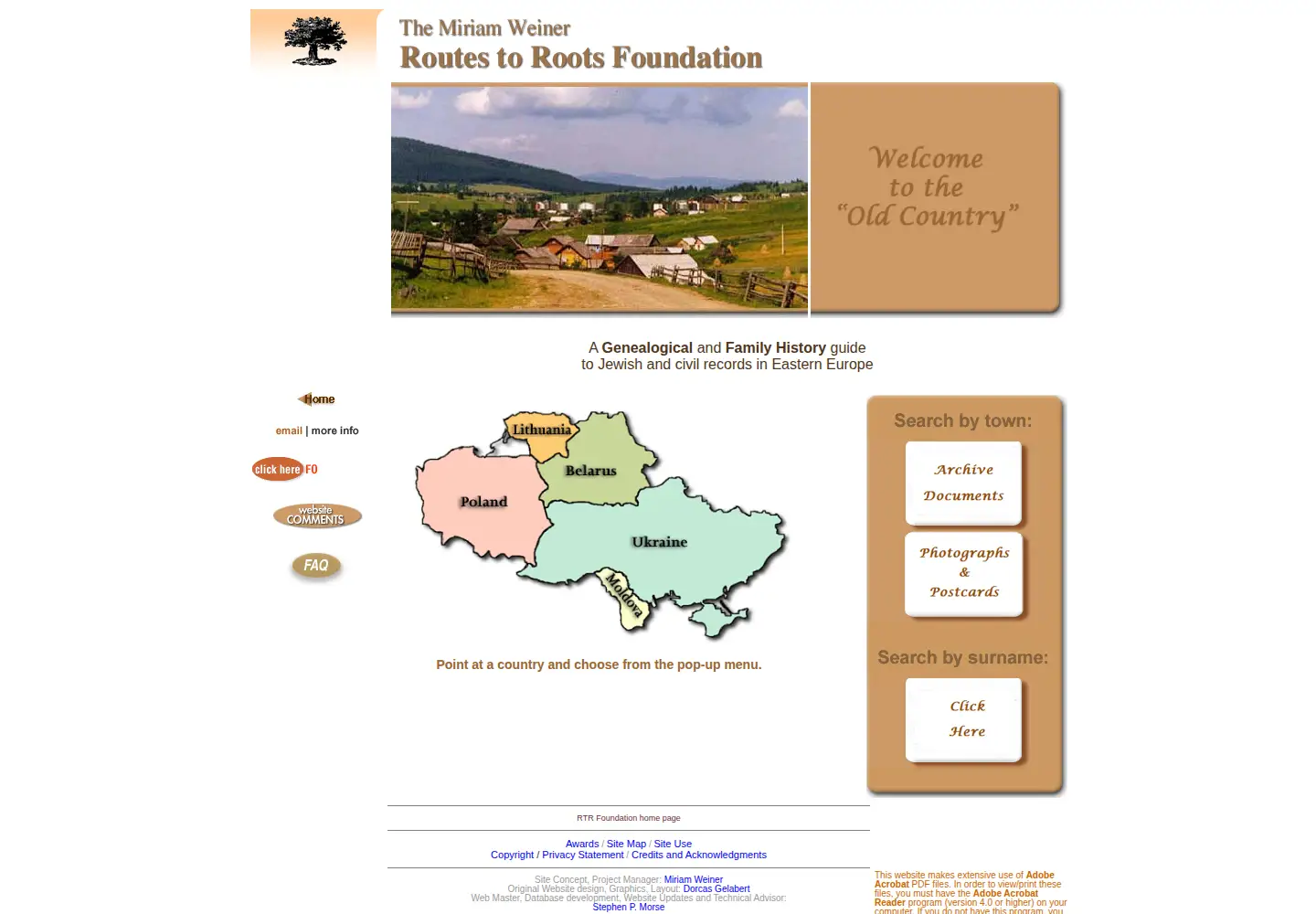 Screenshot of rtrfoundation.org
