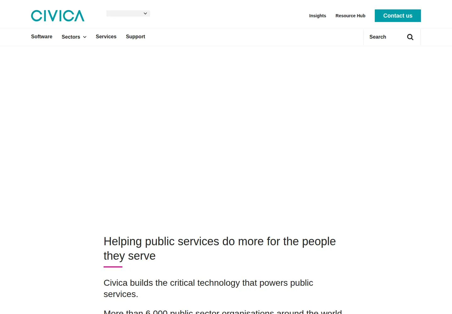 Screenshot of civica.com