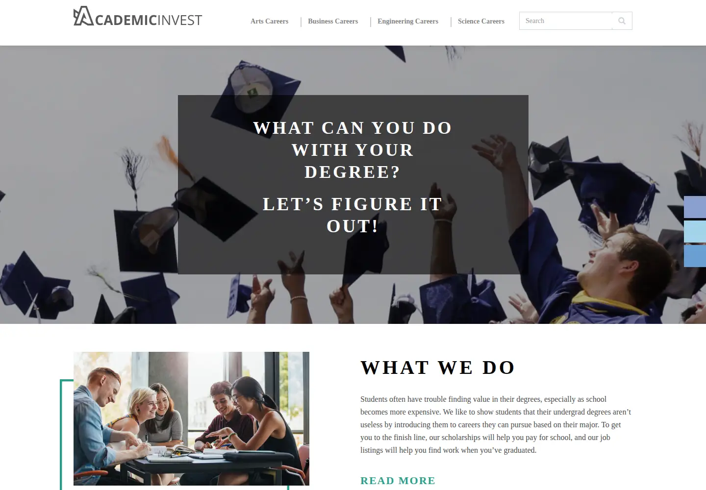 Screenshot of academicinvest.com