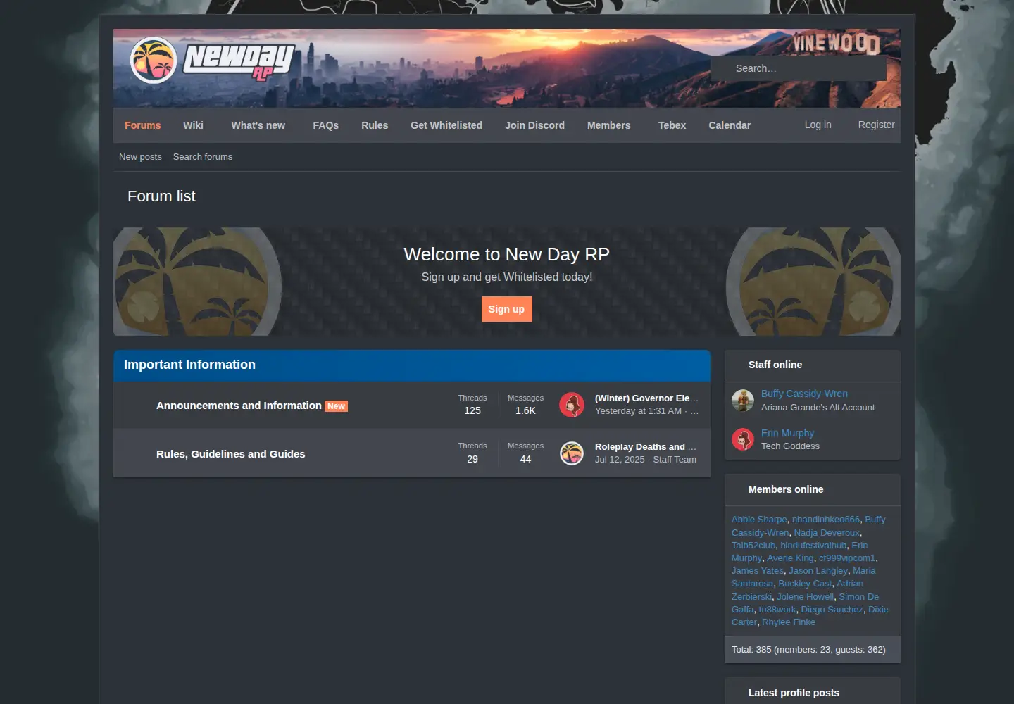 Screenshot of newdayrp.com