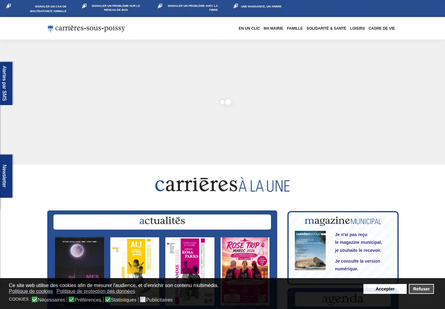 Screenshot of carrieres-sous-poissy.fr