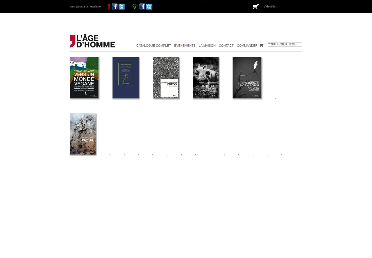 Captured homepage of lagedhomme.com in the current scan