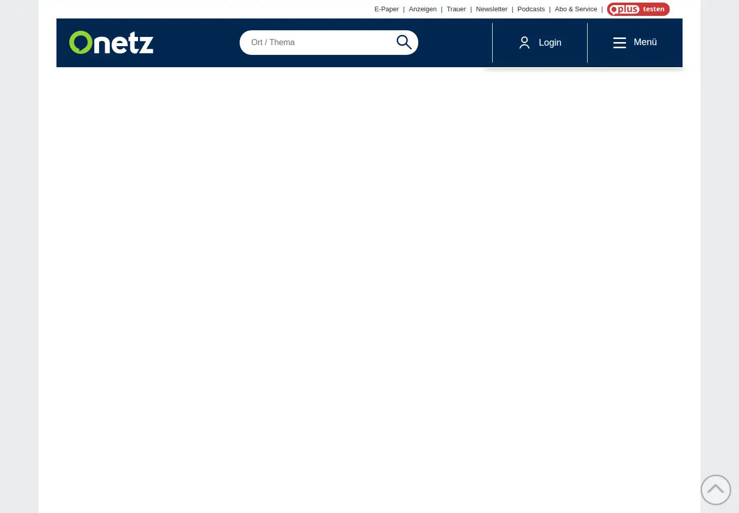 Screenshot of oberpfalznetz.de