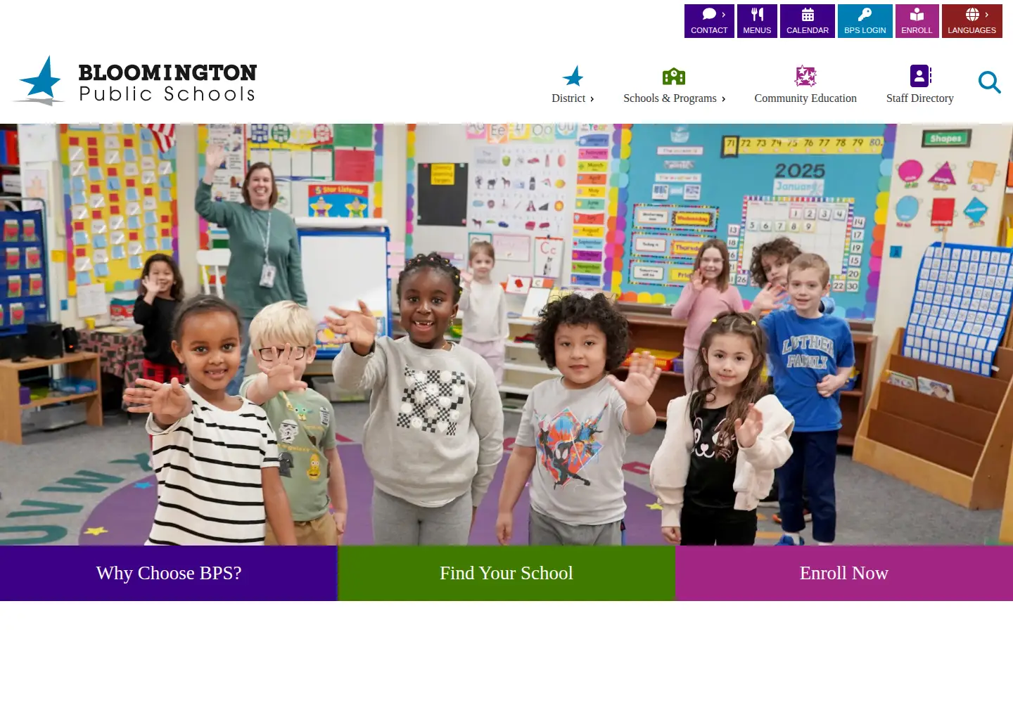 Screenshot of bloomington.k12.mn.us