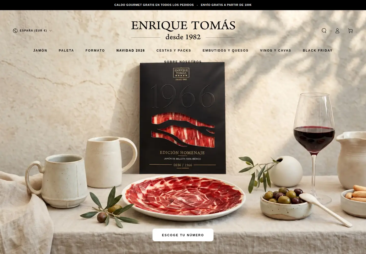 Screenshot of enriquetomas.com