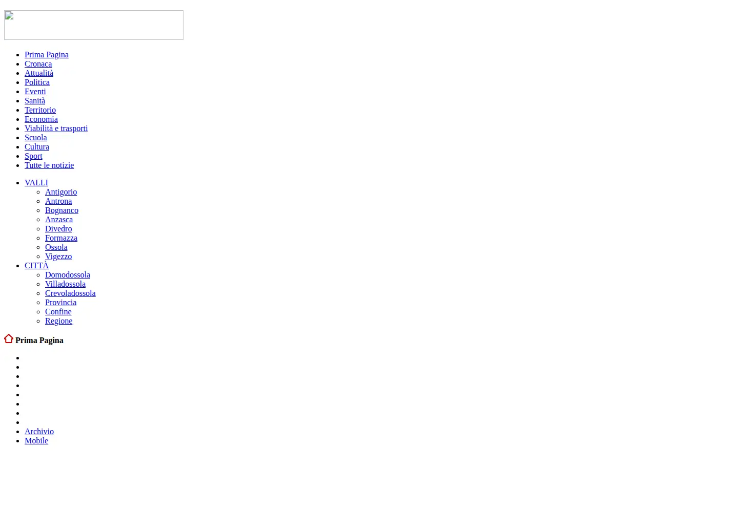 Screenshot of ossolanews.it