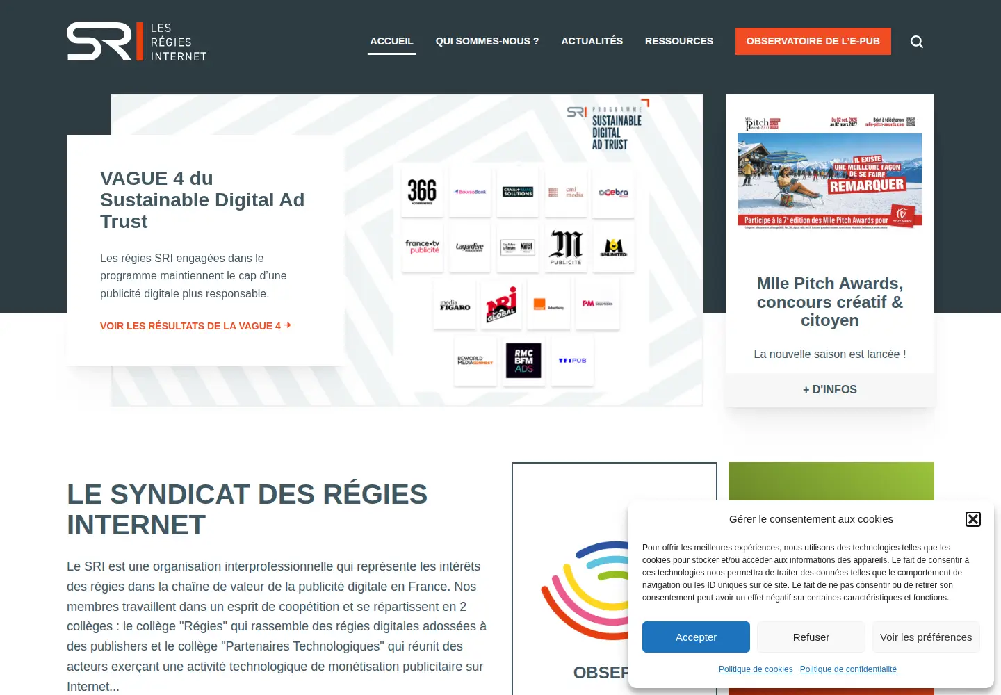 Screenshot of sri-france.org