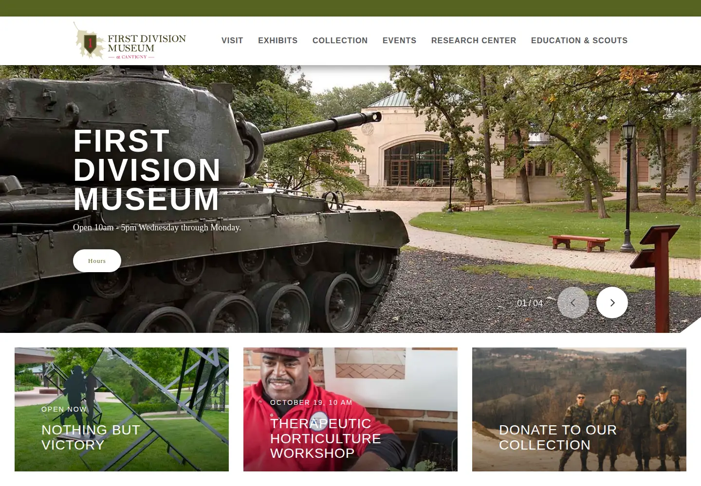 Screenshot of fdmuseum.org