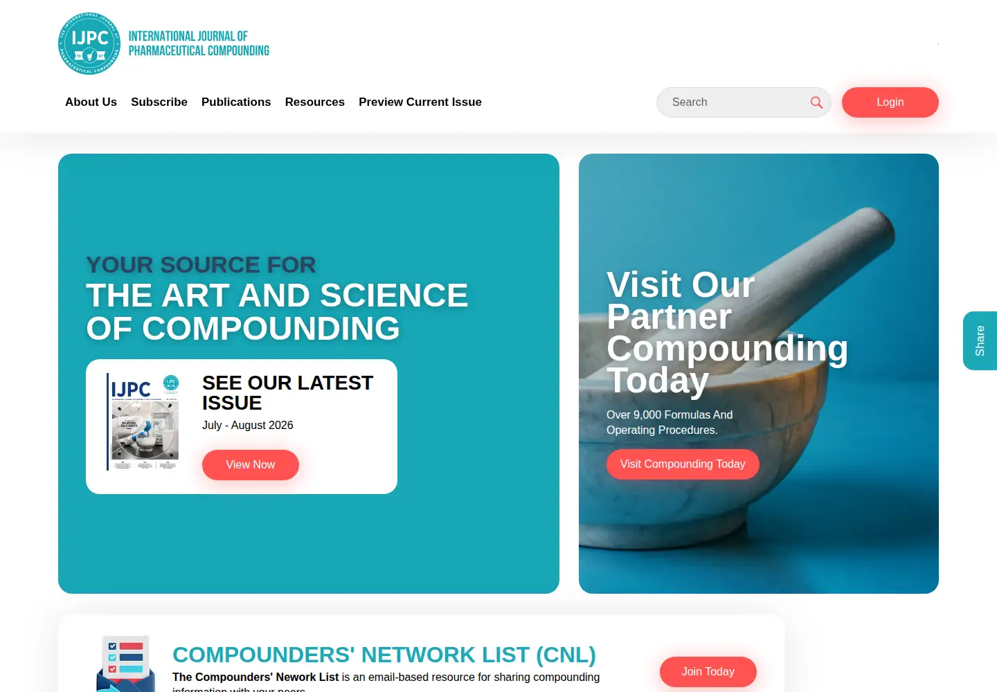 Screenshot of ijpc.com