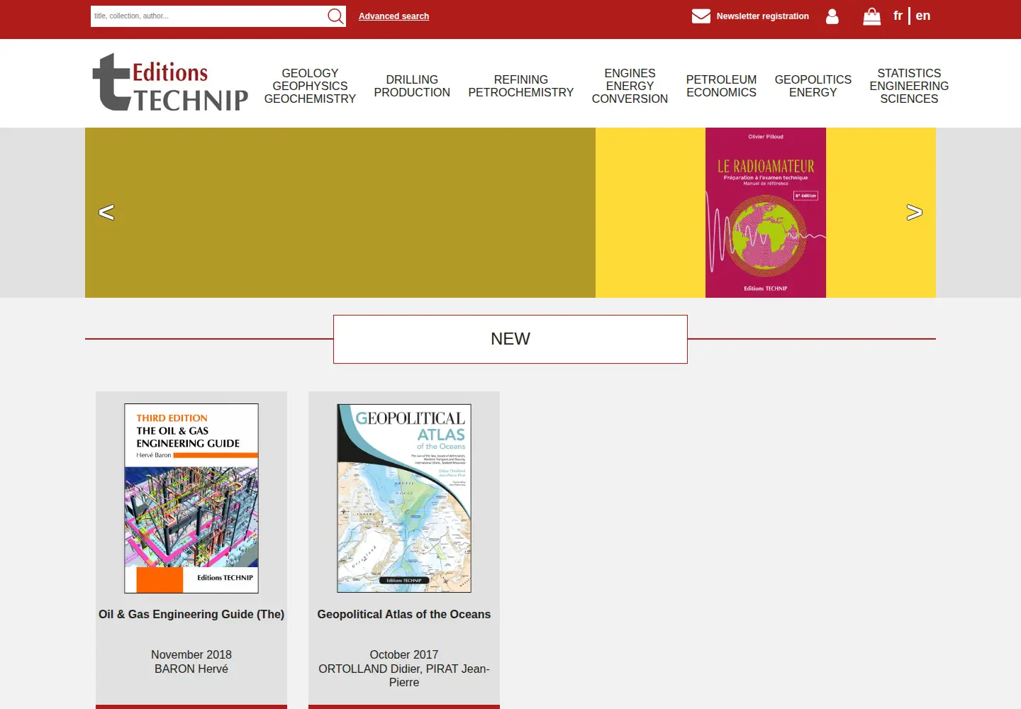 Screenshot of editionstechnip.com