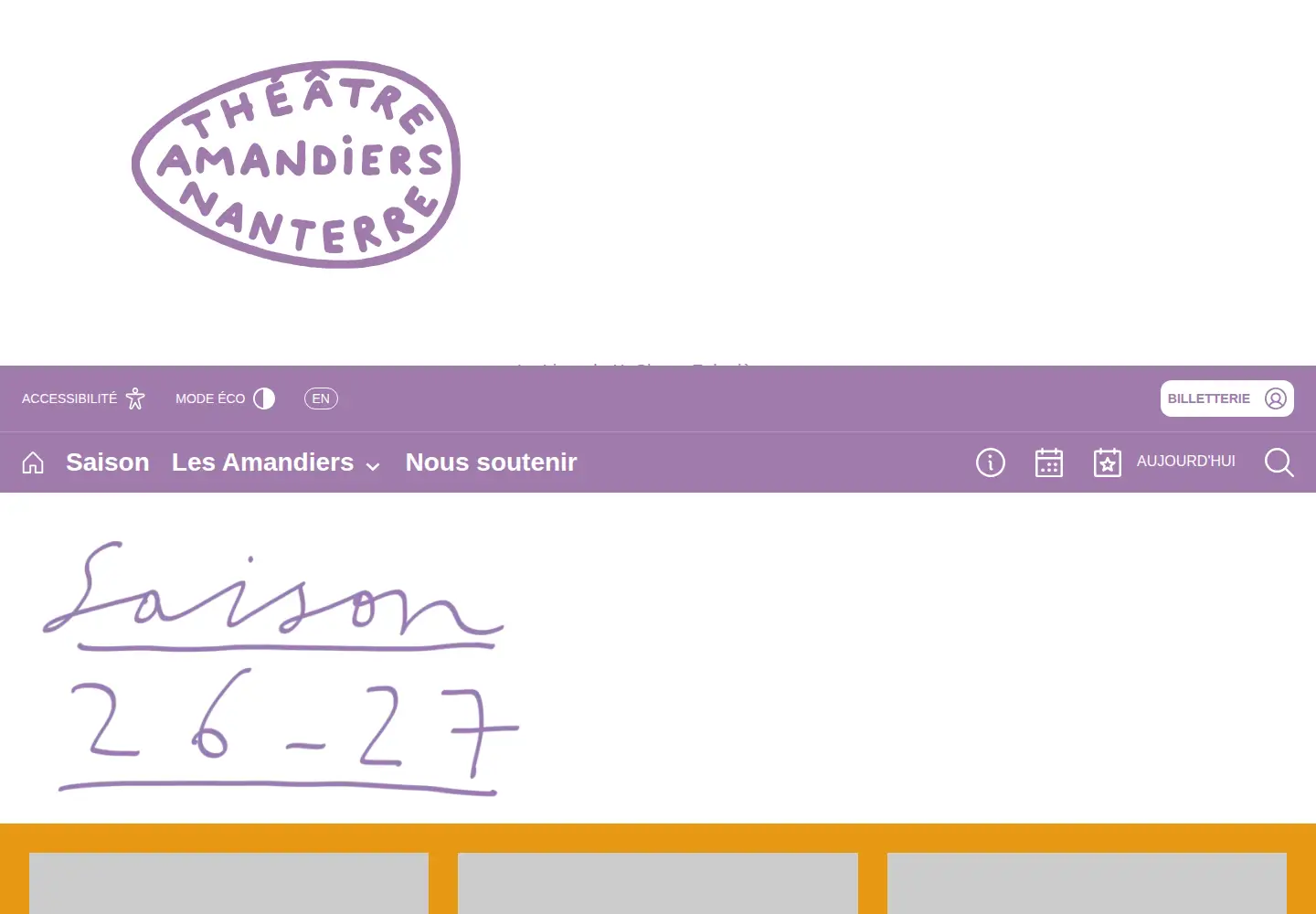Screenshot of nanterre-amandiers.com