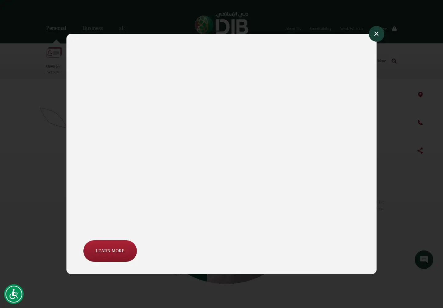 Screenshot of dib.ae