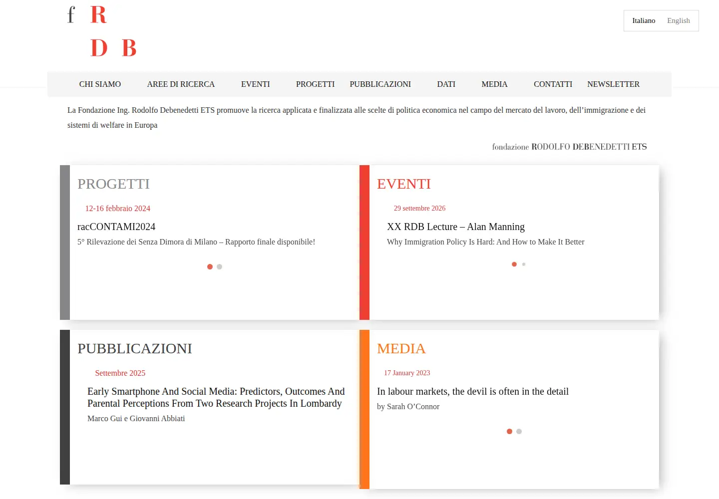Screenshot of frdb.org