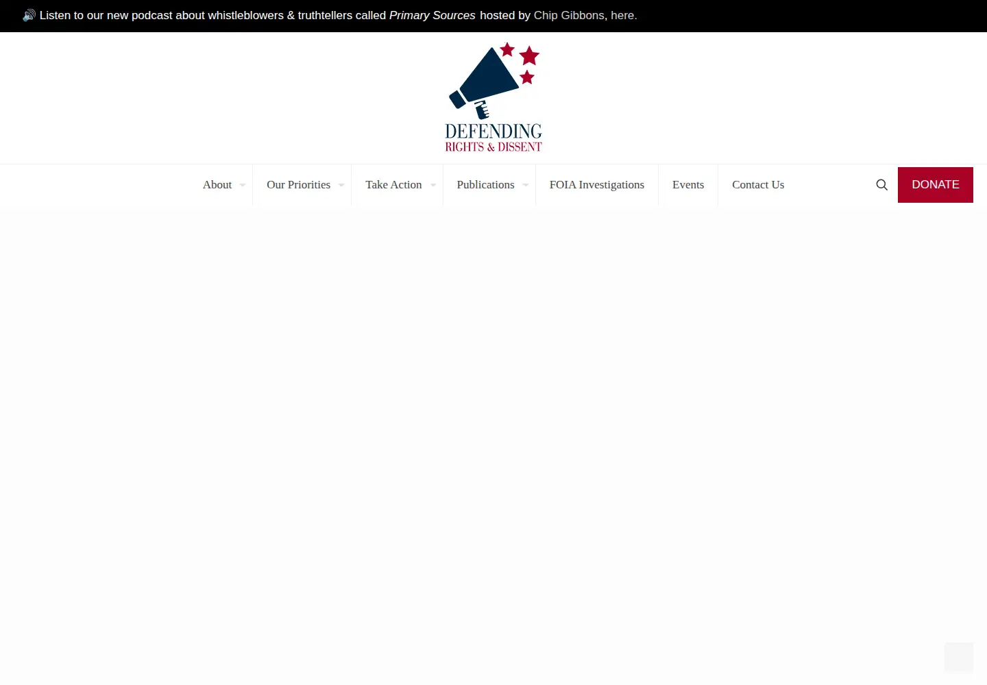 Screenshot of bordc.org