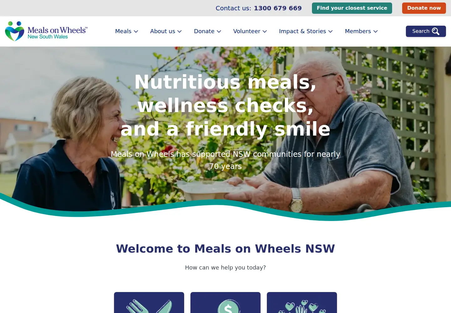 Screenshot of nswmealsonwheels.org.au