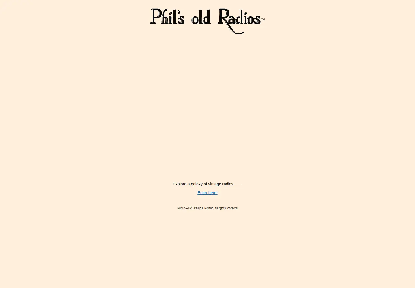 Screenshot of antiqueradio.org