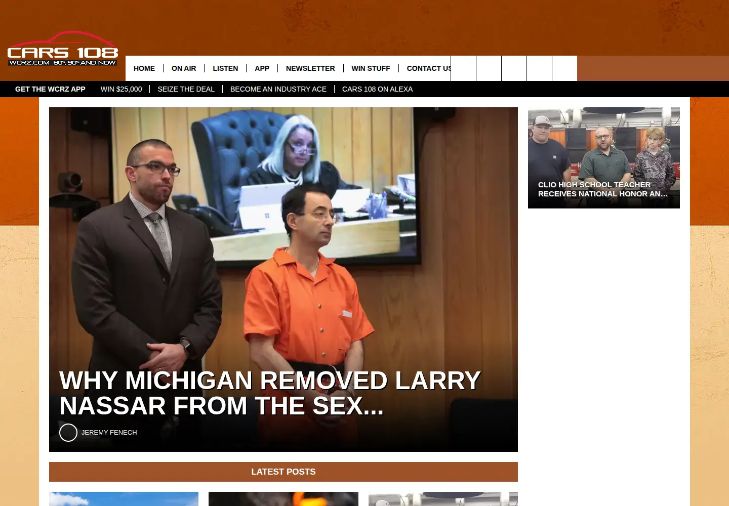 Screenshot of wcrz.com