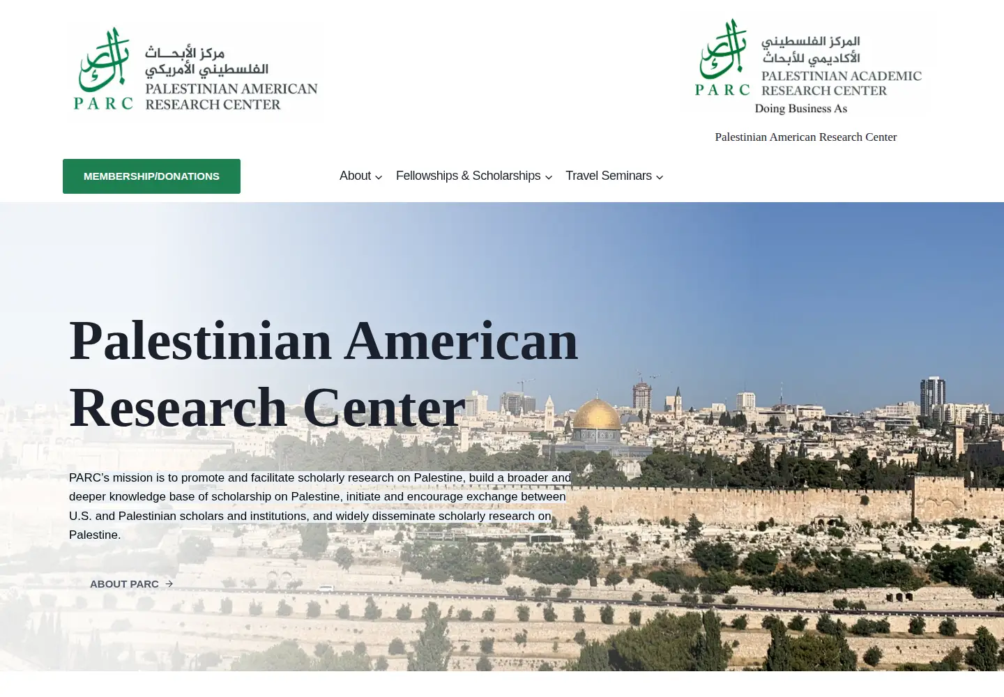 Screenshot of parc-us-pal.org
