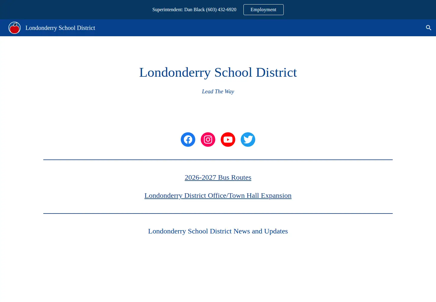 Screenshot of londonderry.org