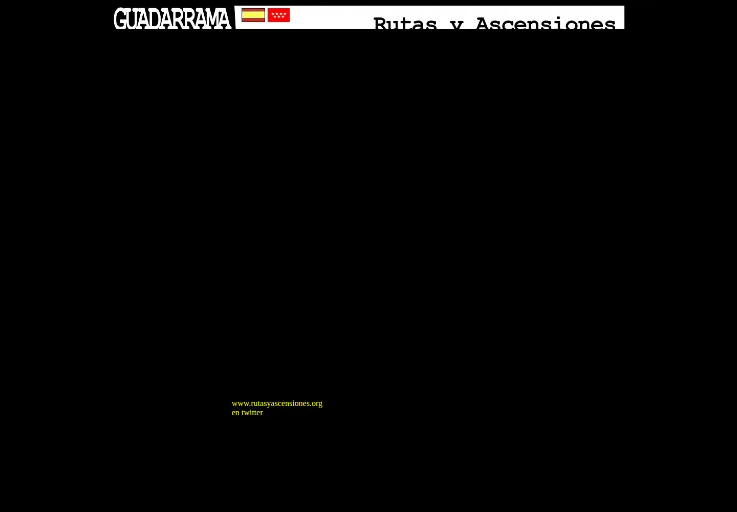 Screenshot of rutasyascensiones.org
