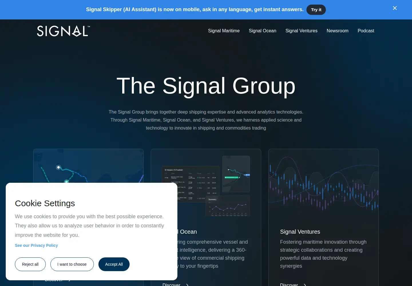 Screenshot of thesignalgroup.com