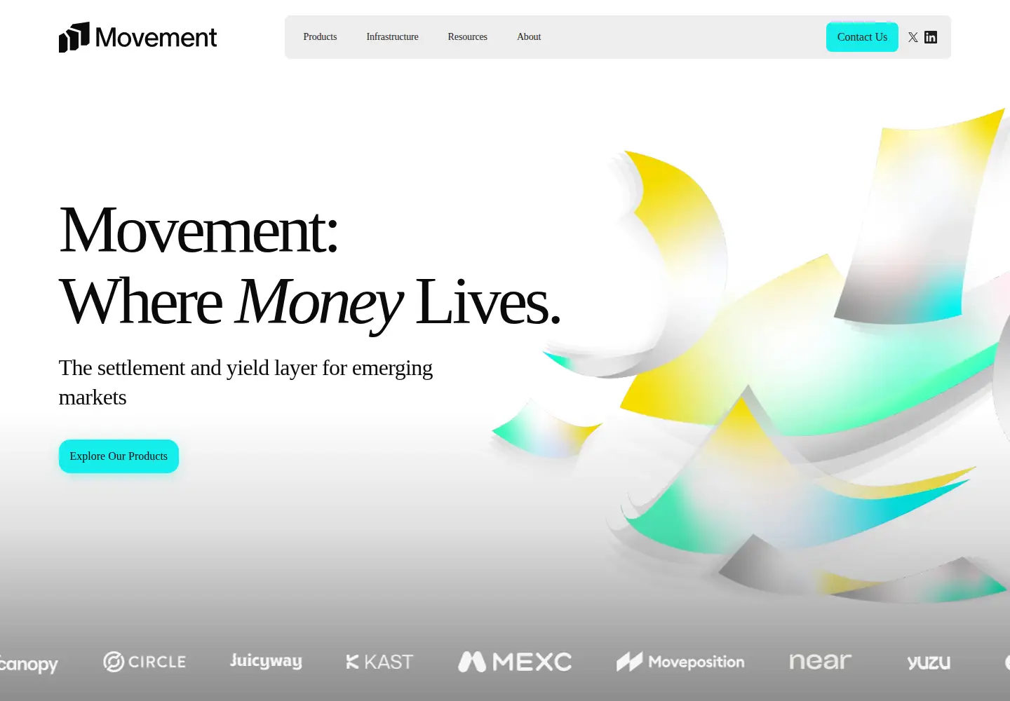 Screenshot of movementnetwork.xyz
