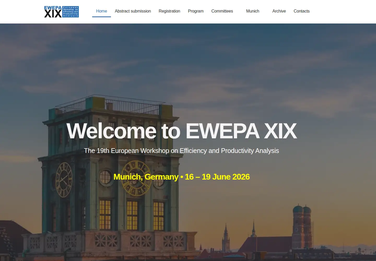 Captured homepage of ewepa.org in the current scan