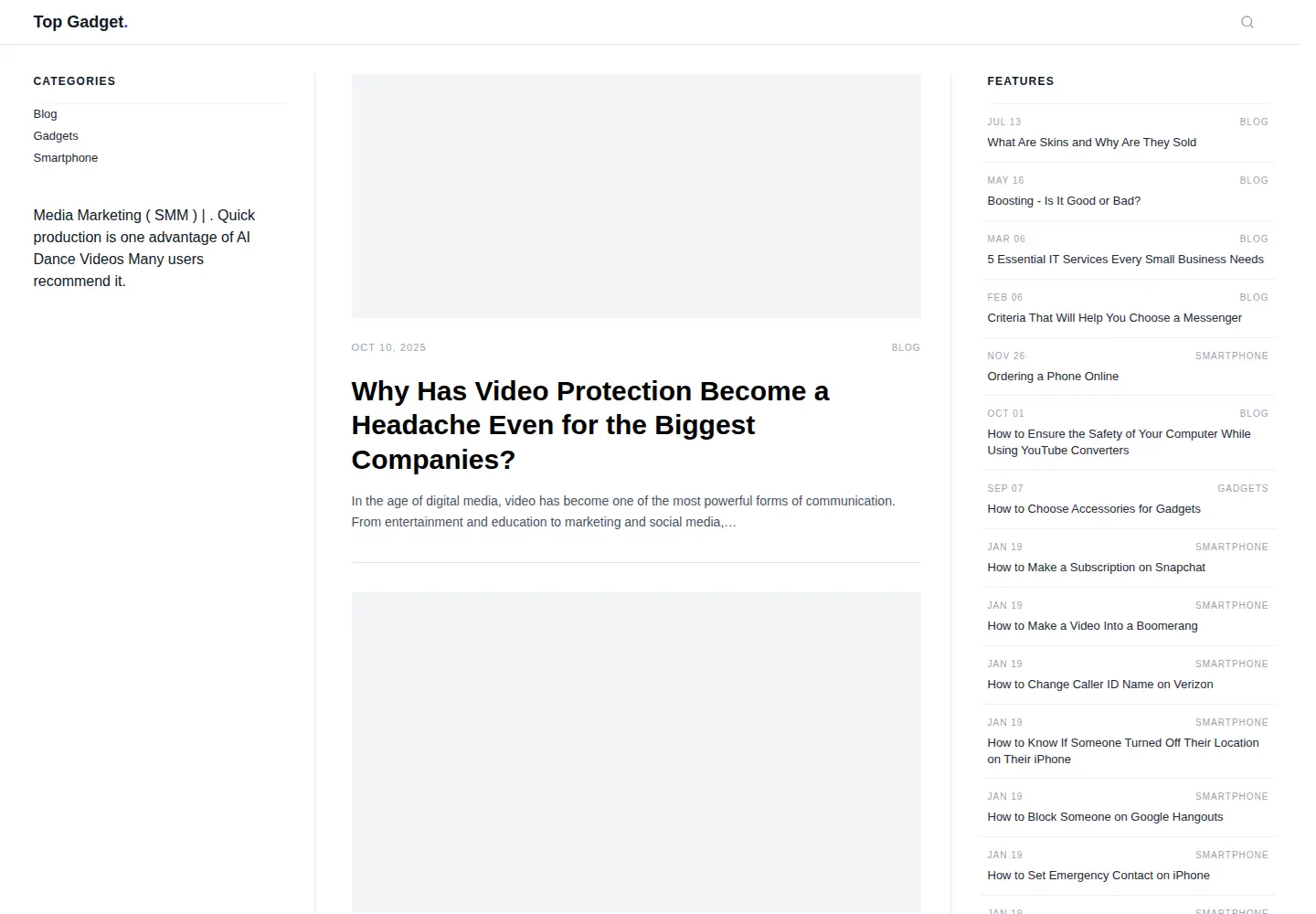 Screenshot of top-gadget.org