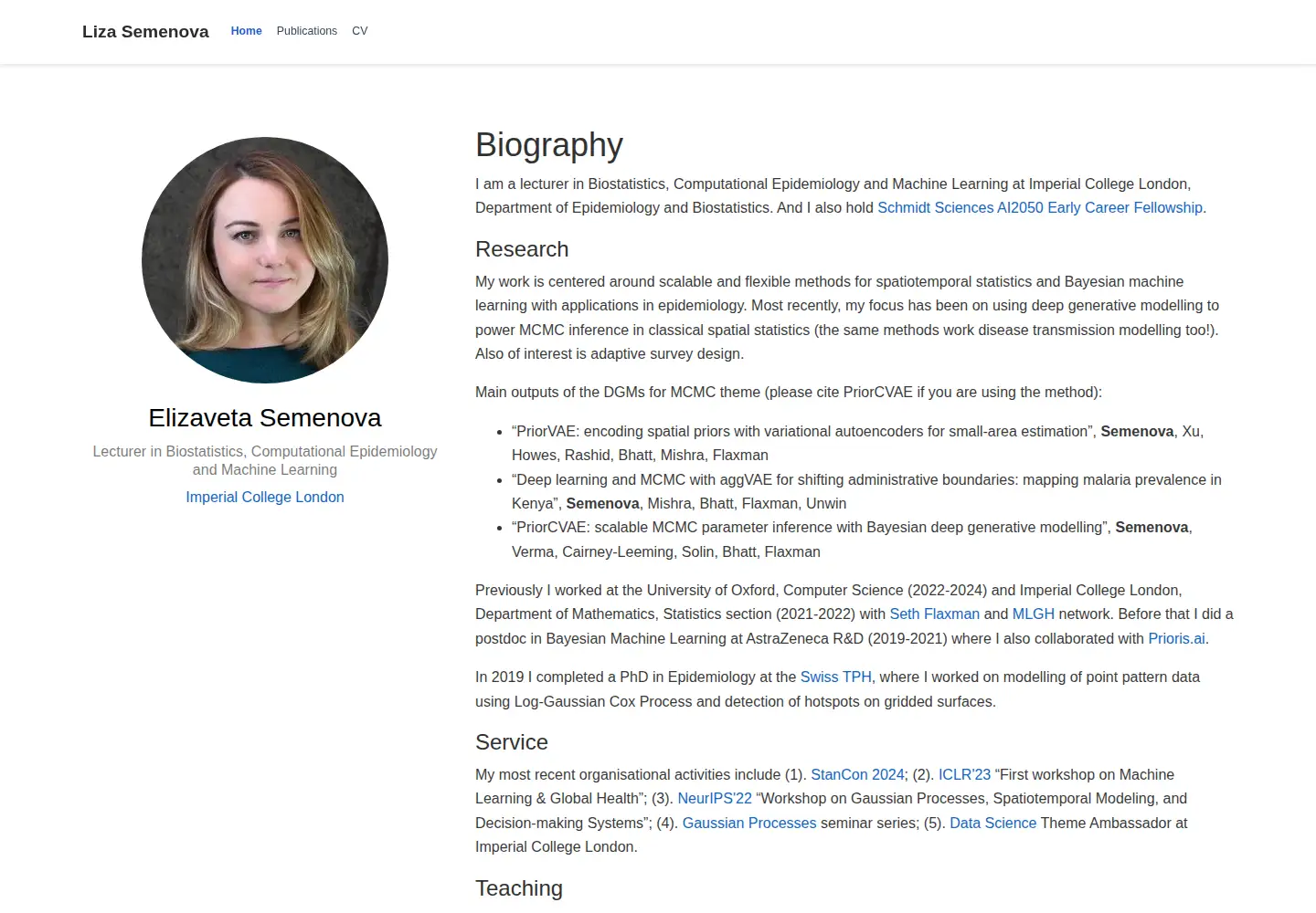 Screenshot of elizaveta-semenova.com