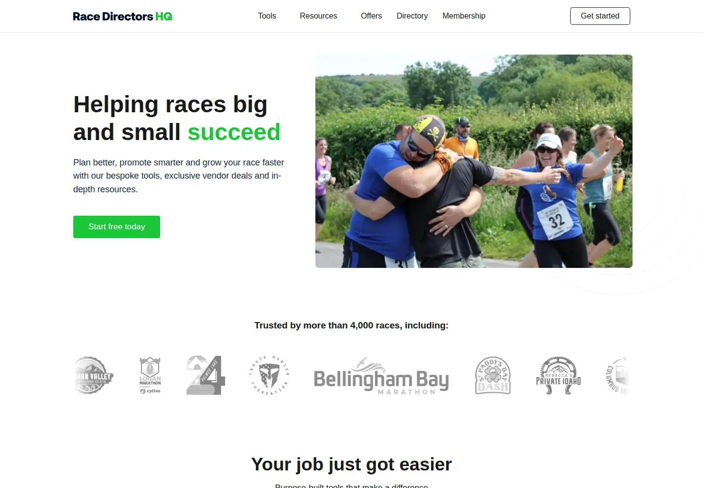 Screenshot of racedirectorshq.com
