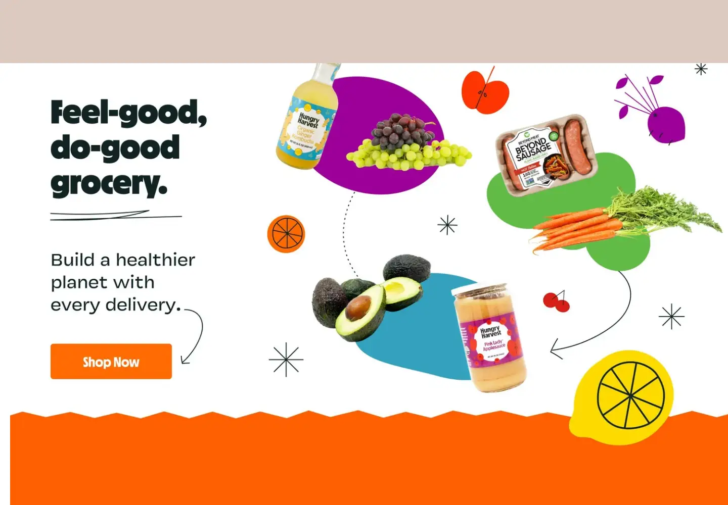 Screenshot of hungryharvest.net