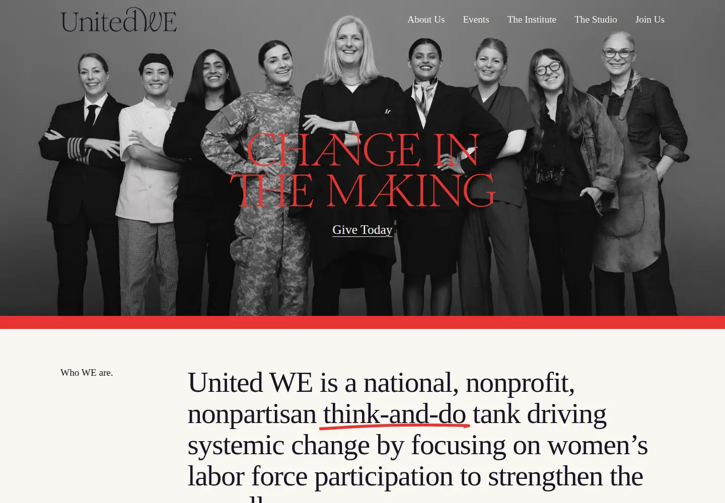 Screenshot of united-we.org