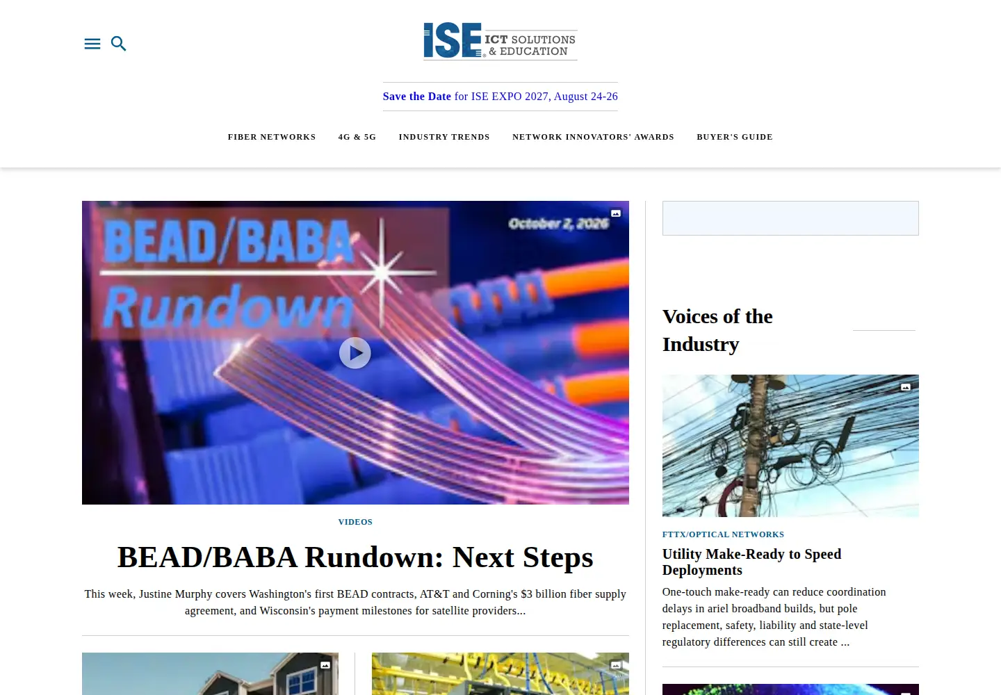 Screenshot of isemag.com