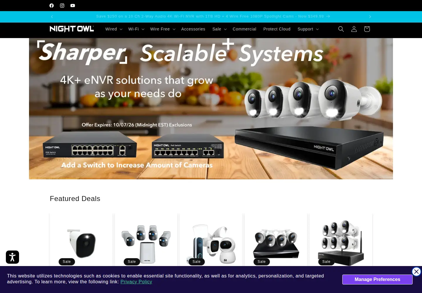 Captured homepage of nightowlsp.com in the current scan