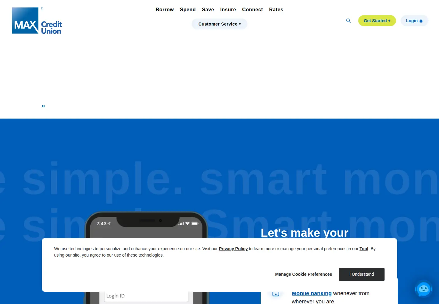 Captured homepage of mymax.com in the current scan
