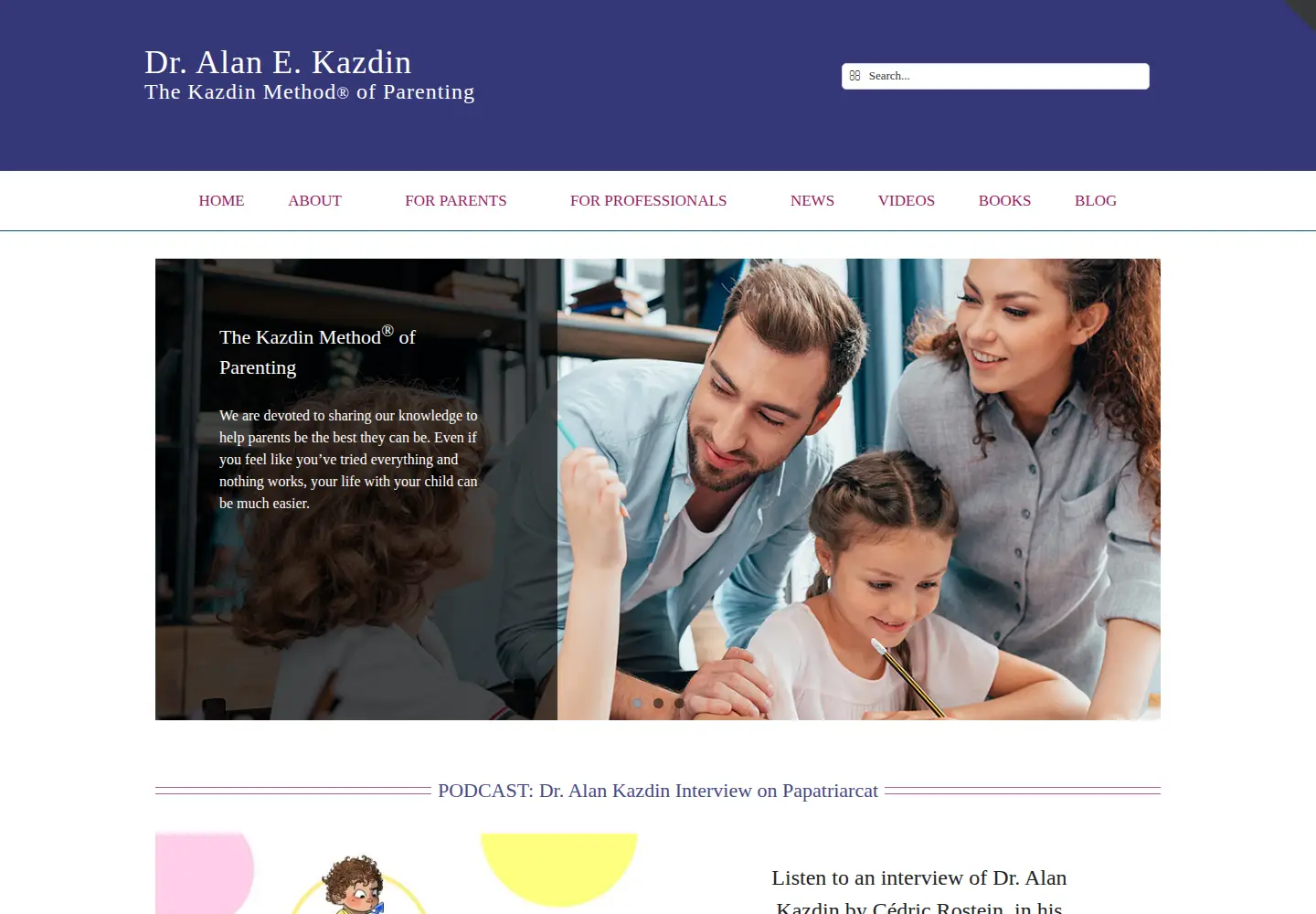 Screenshot of alankazdin.com