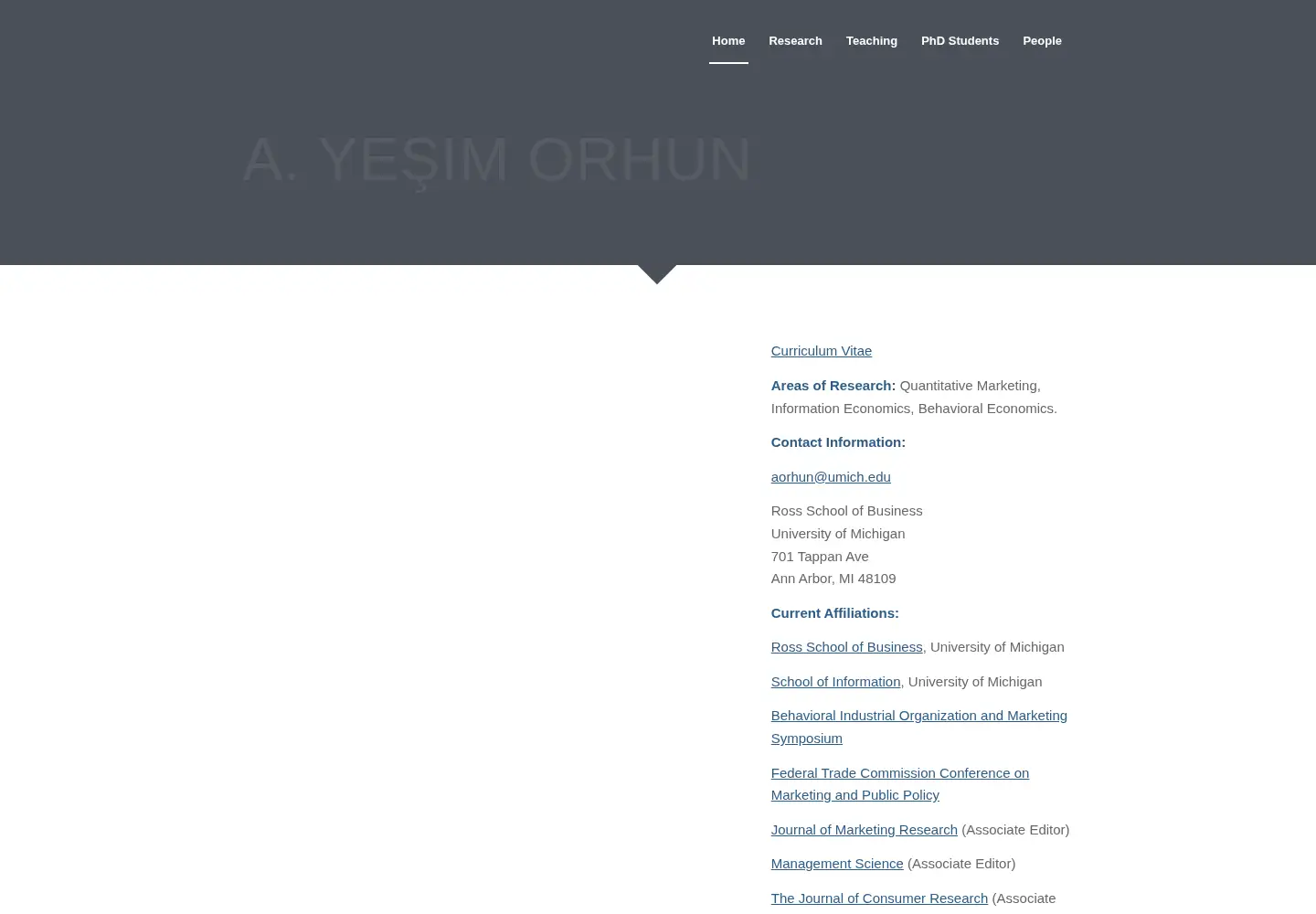 Screenshot of yesimorhun.com