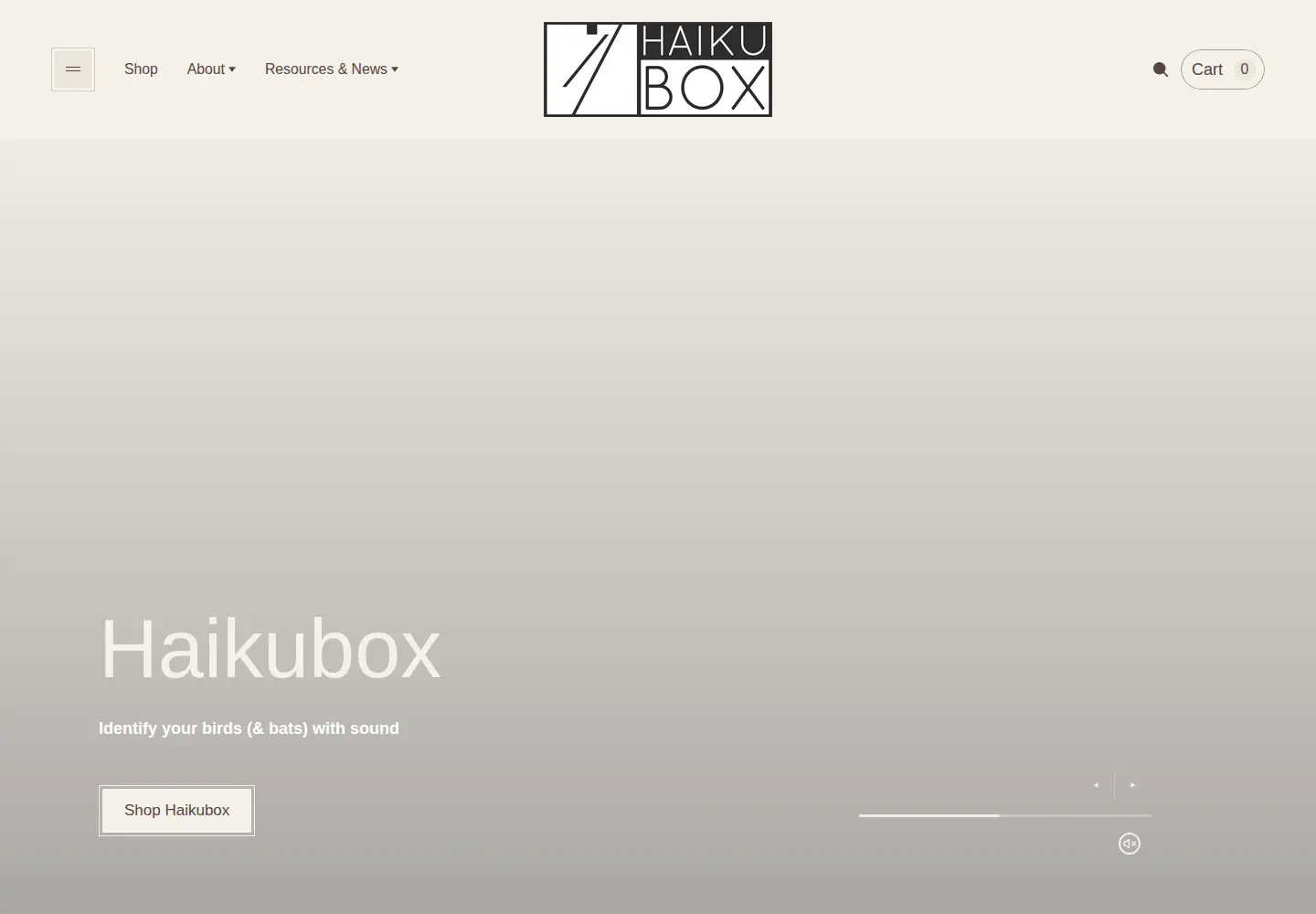 Screenshot of haikubox.com