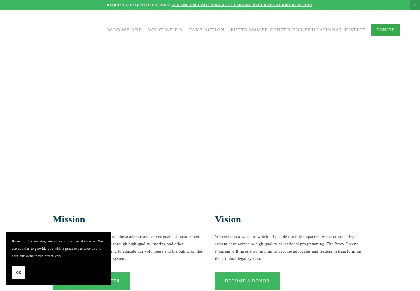 Screenshot of peteygreene.org