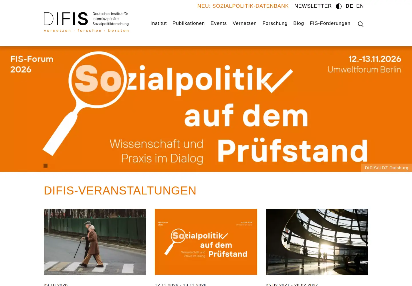 Screenshot of difis.org