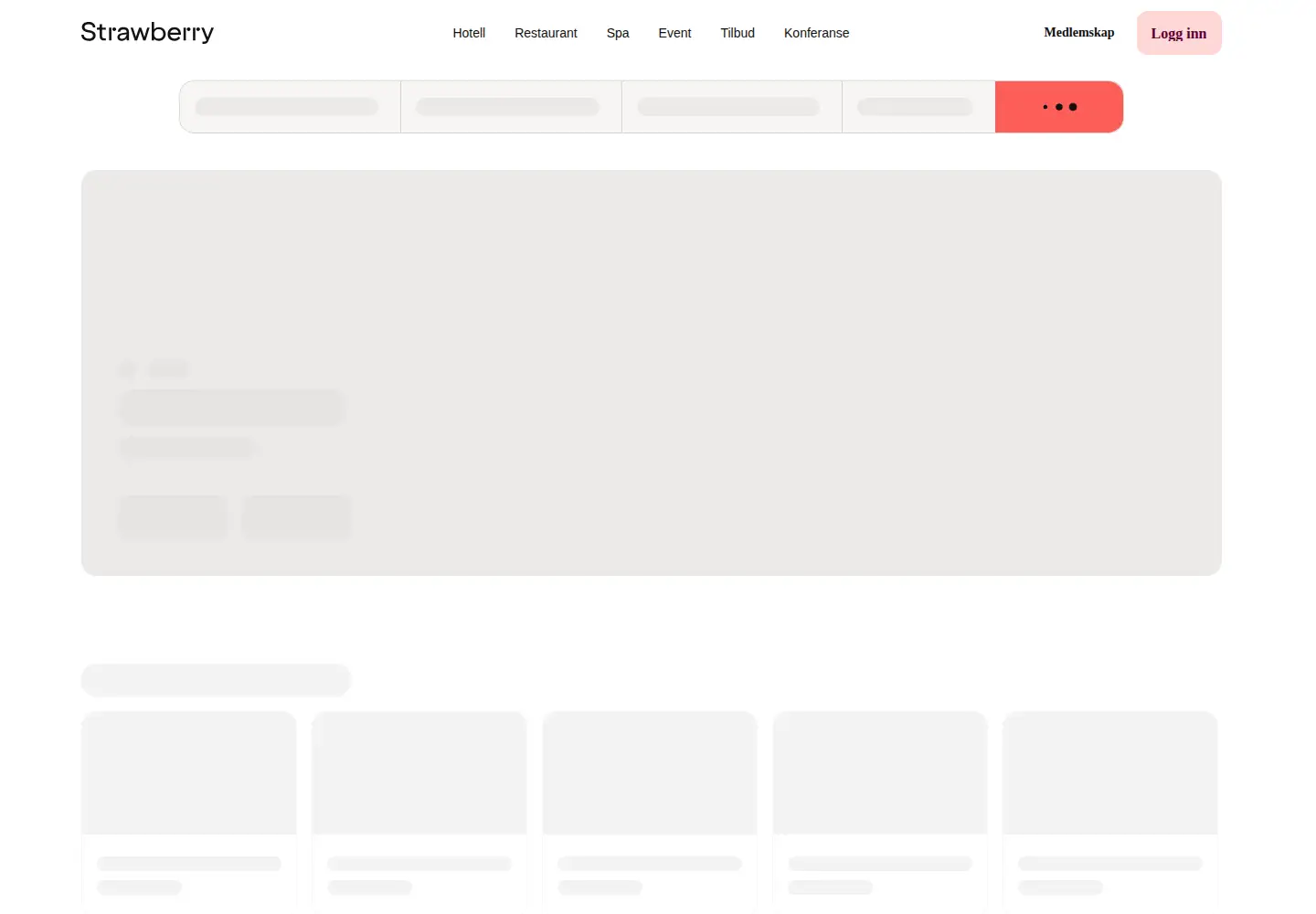 Captured homepage of strawberry.no in the current scan