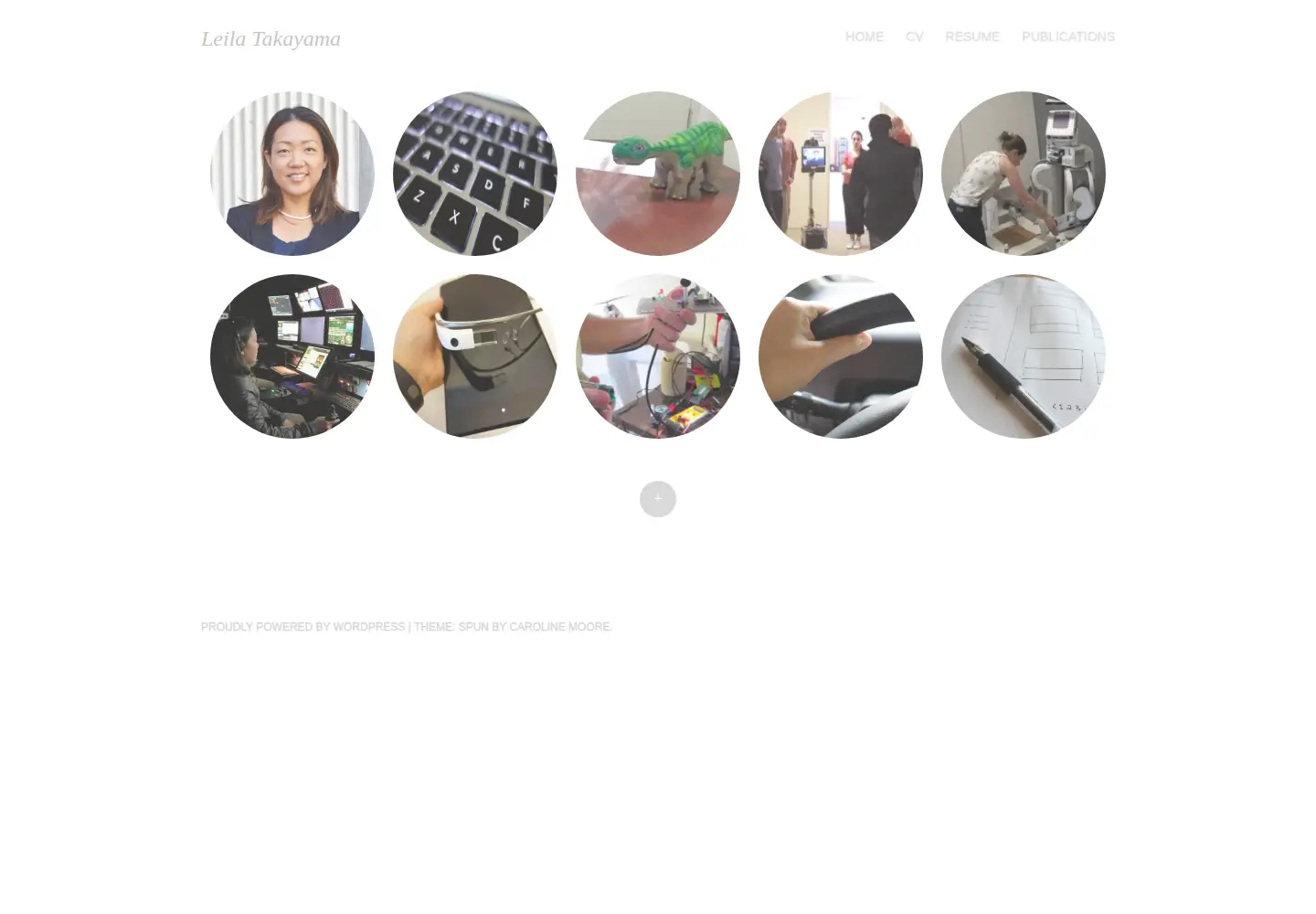 Screenshot of leilatakayama.org